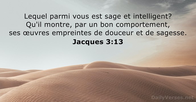 Jacques 3:13