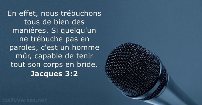 Jacques 3:2