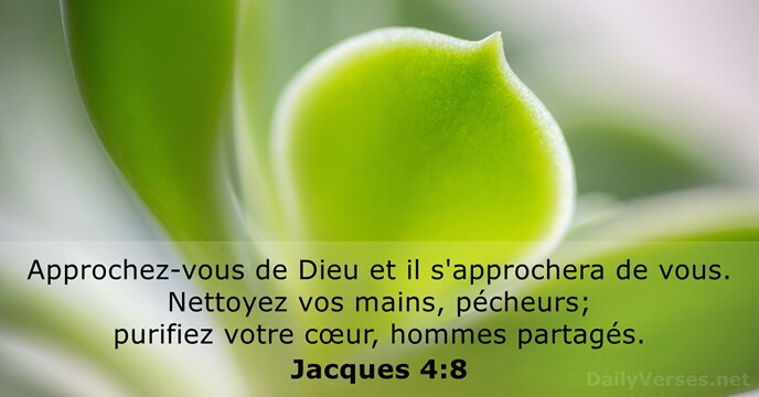 Jacques 4:8