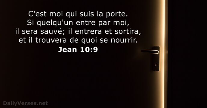 Jean 10:9