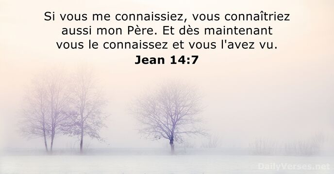 Jean 14:7