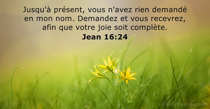 Jean 16:24