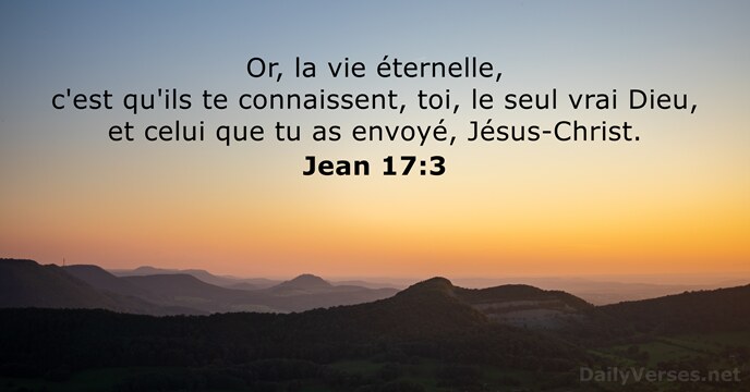 Jean 17:3