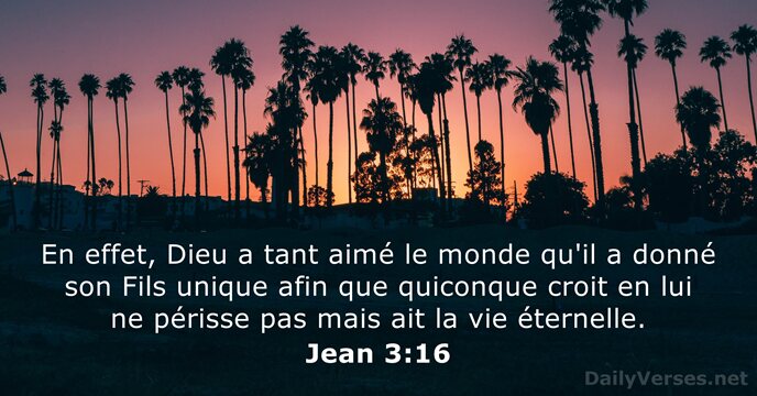 Jean 3:16