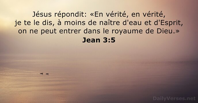Jean 3:5