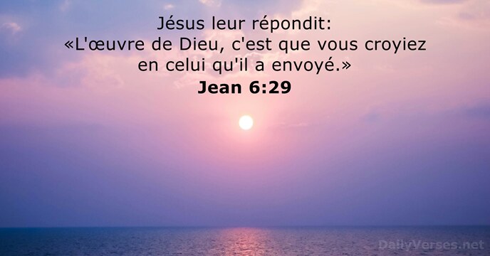 Jean 6:29