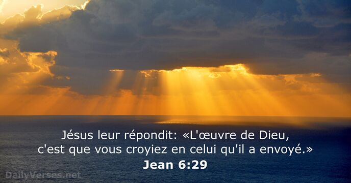 Jean 6:29