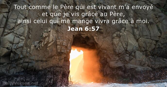 Jean 6:57