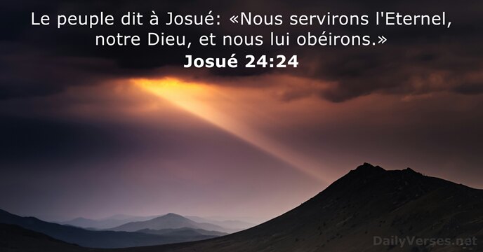 Josué 24:24