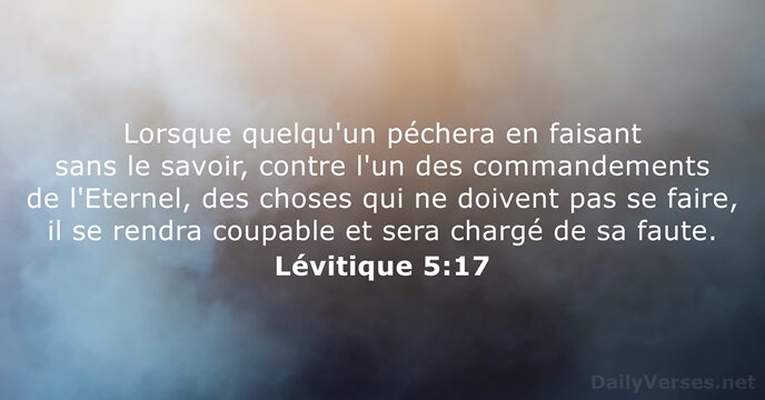 Lévitique 5:17