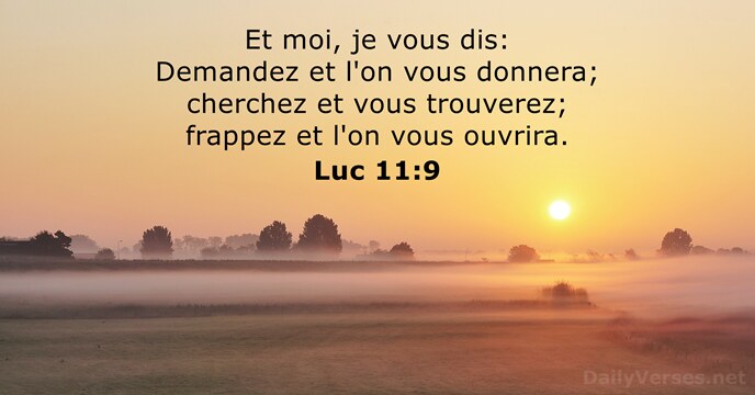 Luc 11:9