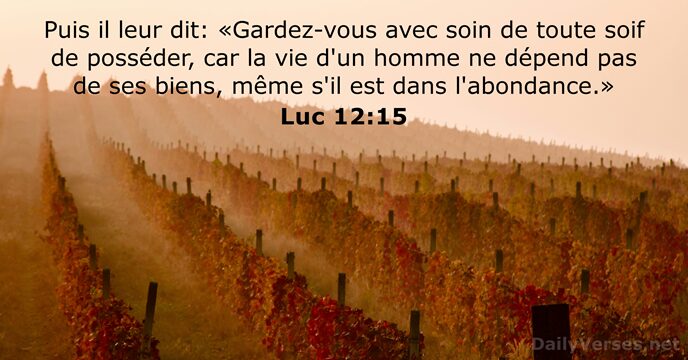 Luc 12:15