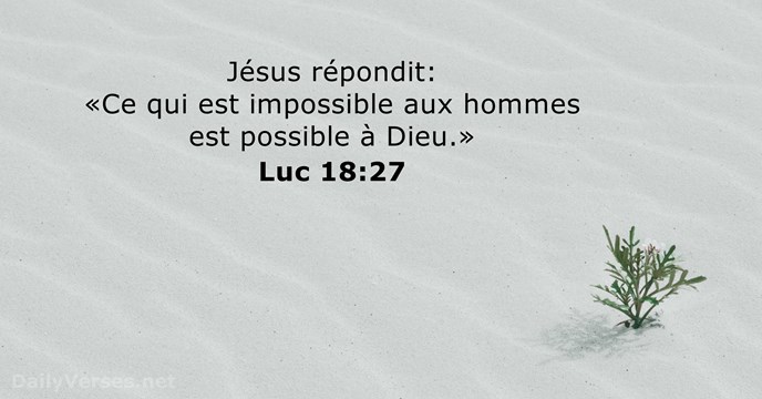 Luc 18:27