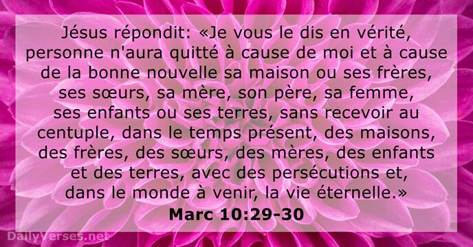 Marc 10:29-30