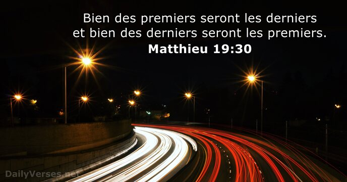 Matthieu 19:30