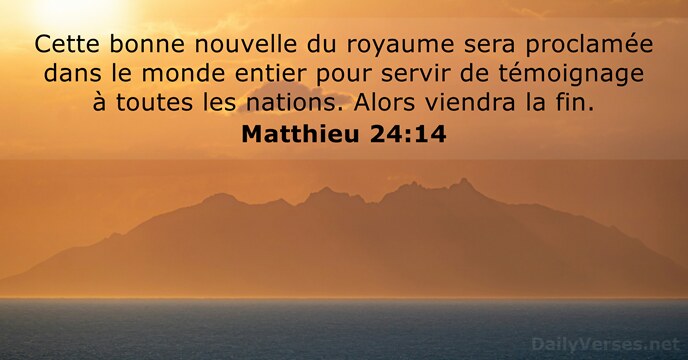 Matthieu 24:14