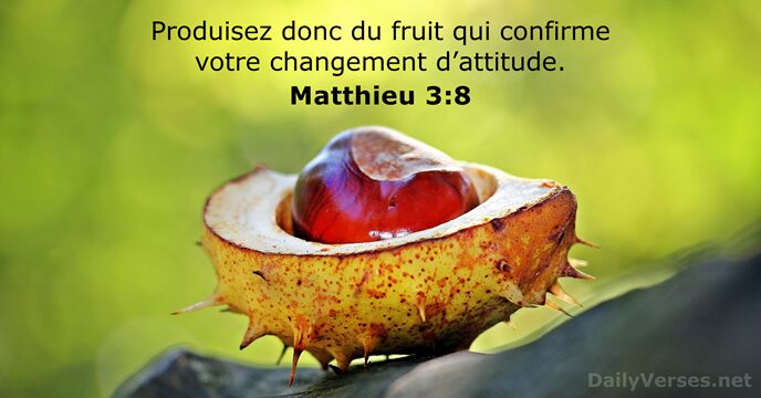 Matthieu 3:8