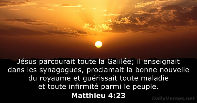 Matthieu 4:23