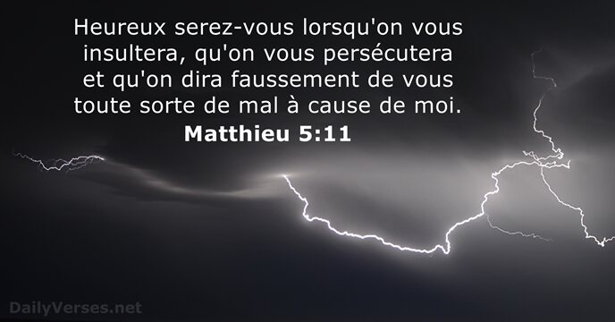 Matthieu 5:11