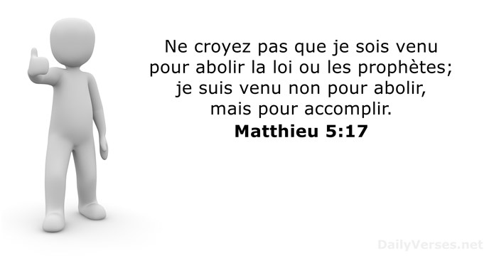 Matthieu 5:17