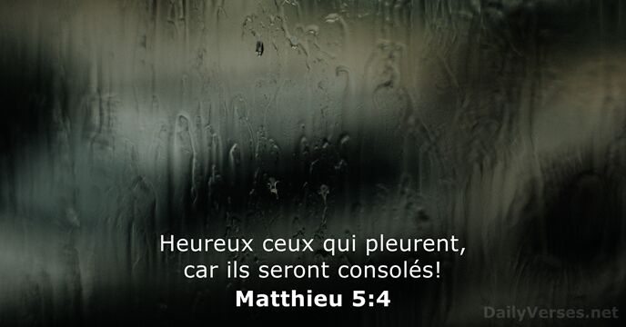 Matthieu 5:4