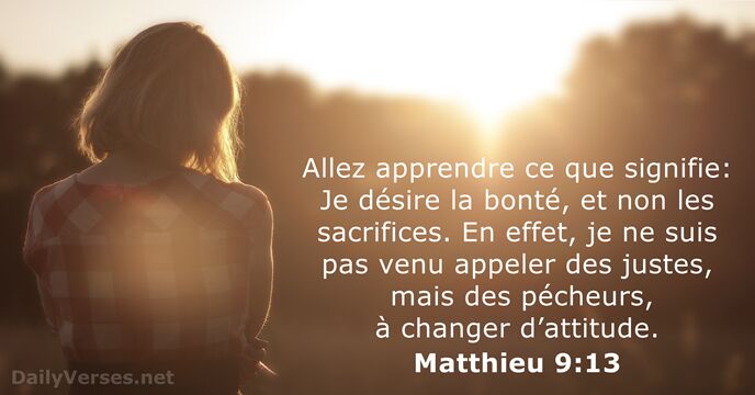 Matthieu 9:13