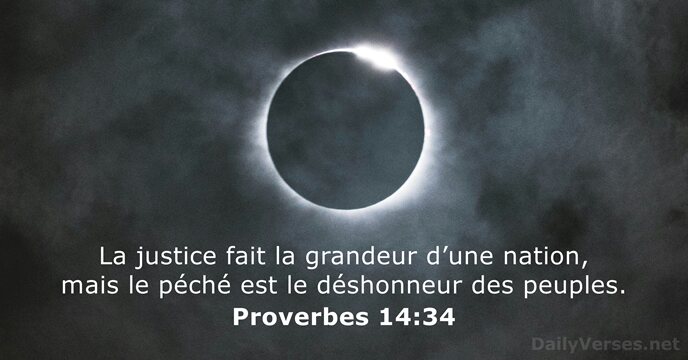 Proverbes 14:34