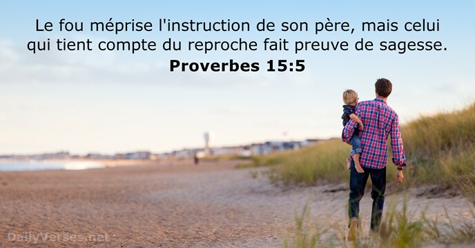 Proverbes 15:5