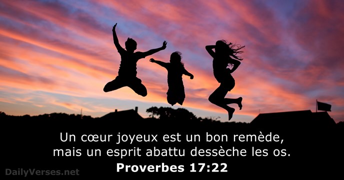 Proverbes 17:22