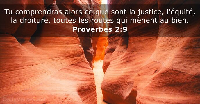 Proverbes 2:9