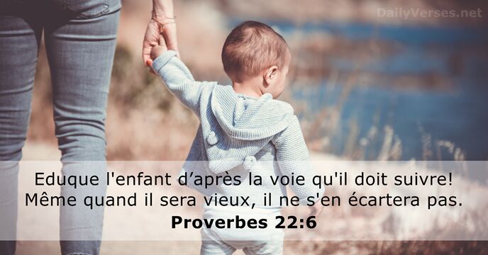Proverbes 22:6