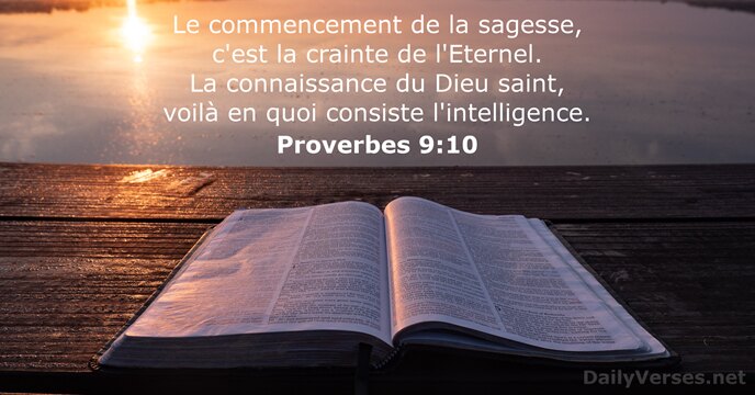Proverbes 9:10