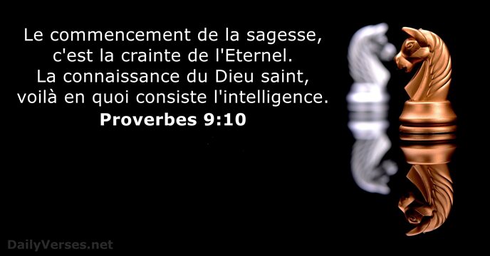 Proverbes 9:10