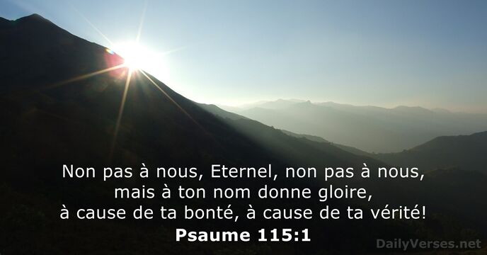 Psaume 115:1