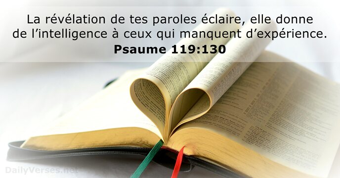 Psaume 119:130