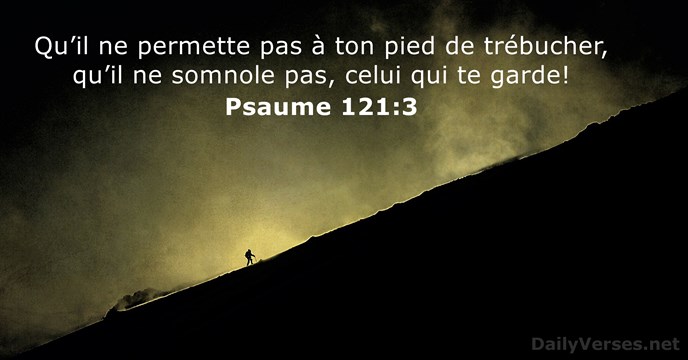Psaume 121:3