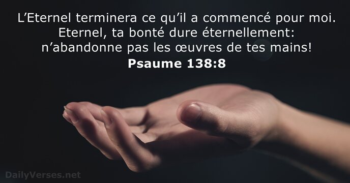 Psaume 138:8