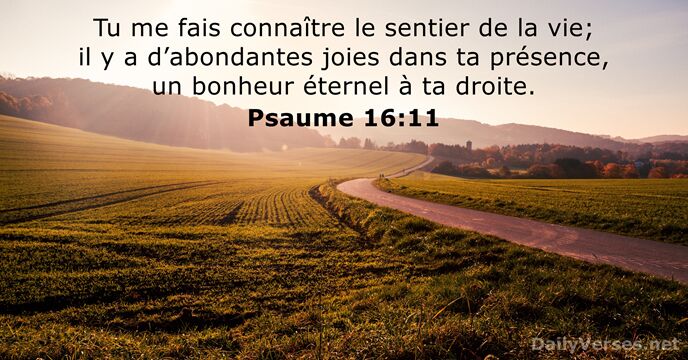 Psaume 16:11