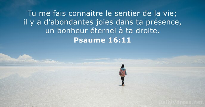 Psaume 16:11