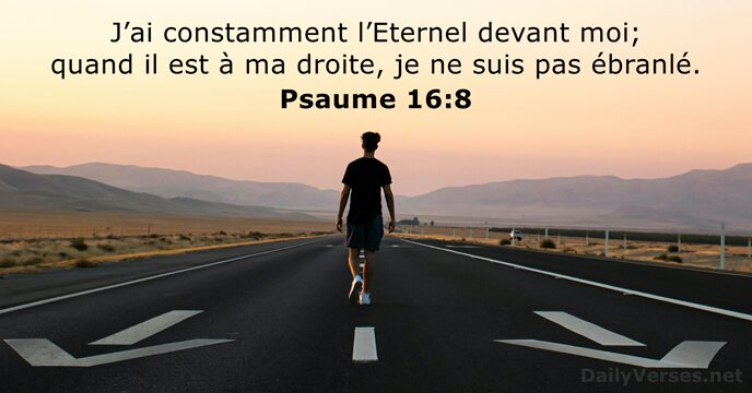 Psaume 16:8