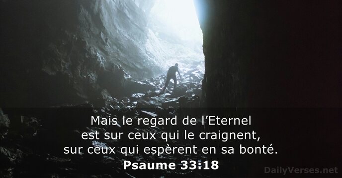Psaume 33:18
