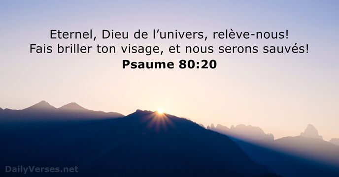 Psaume 80:20