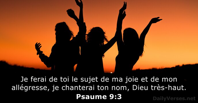 Psaume 9:3