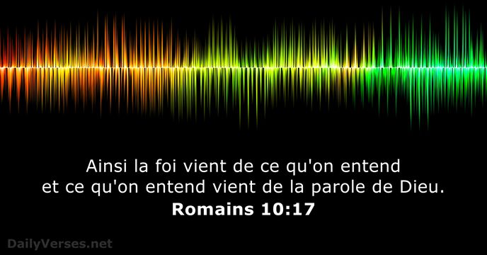 Romains 10:17