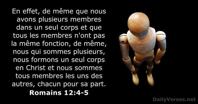 Romains 12:4-5