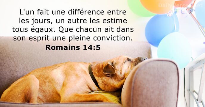 Romains 14:5