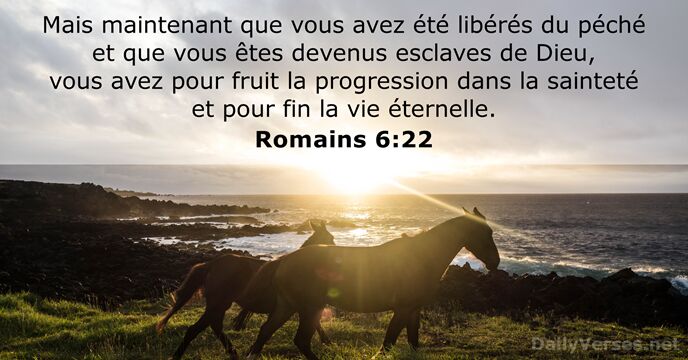 Romains 6:22