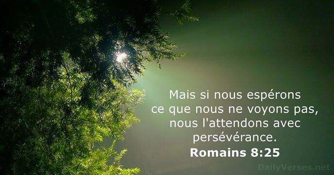 Romains 8:25