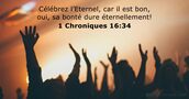 1 Chroniques 16:34
