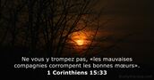 1 Corinthiens 15:33